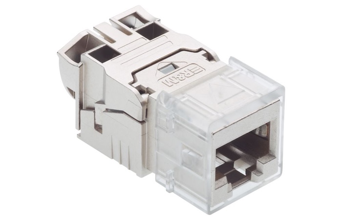 Коммутационный модуль R&M Cat. 6A EL, 1xRJ45/s, Adapter No.1 