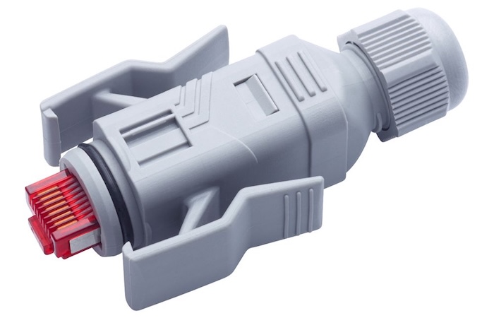Многоразовый коннектор  R&M RJ-45 Cat.6a IP67