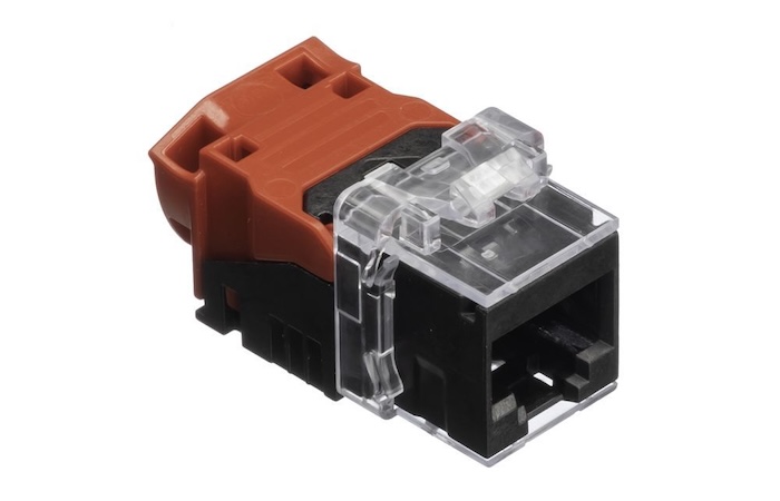 Коммутационный модуль R&M Cat. 6A EL, 1xRJ45/u, Keystone