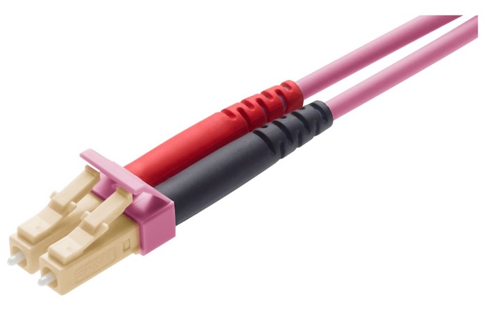 Оптический коммутационный шнур LC-Duplex UPC-LC-Duplex UPC, MM OM4, 2 х 2 мм
