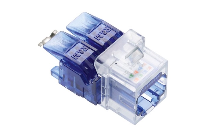 Коммутационный модуль R&M Cat. 6, 1xRJ45/u, Keystone 
