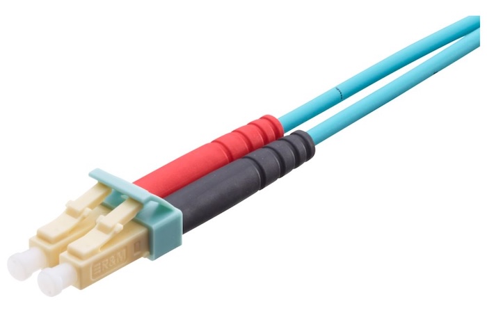 Оптический коммутационный шнур LC-Duplex UPC-LC-Duplex UPC, MM OM3, 2 х 2 мм